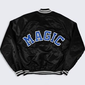 Orlando Magic Vintage 90s Chalk Line Satin Bomber Jacket
